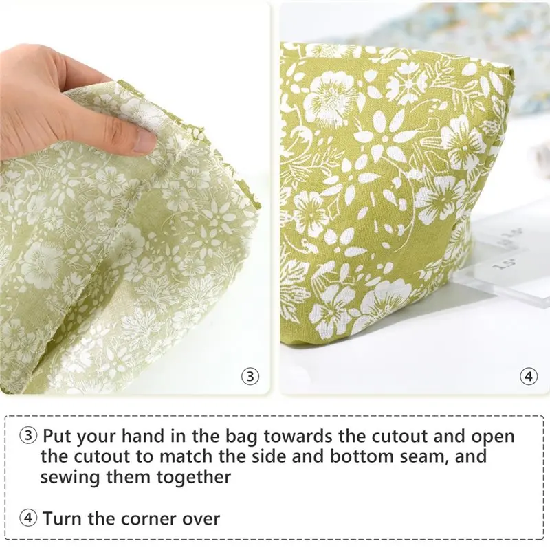 AB34-3Pcs Boxy Bag Making Template Set Boxy Bag, Curve Bag, Zip Pocket For DIY Sewing