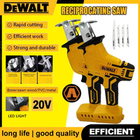 Dewalt 2800RPM Cordless Reciprocating Saw 20V Brushless Electric Saw Multifunctional Metal Wood Pipe Cutting Saw Power Tool
