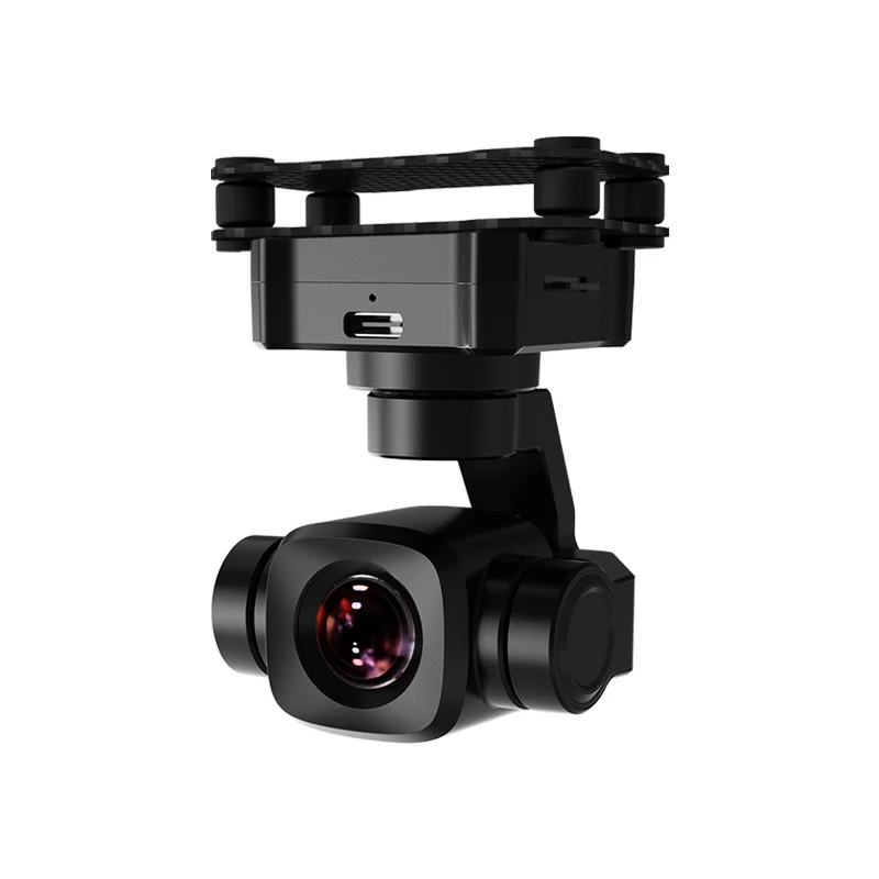 NCZOBOE A8 Mini 4K 8MP Ultra HD AI Identify 6X Digital Zoom Gimbal Camera with T Vision 3-Axis Stabilizer FPV Drone