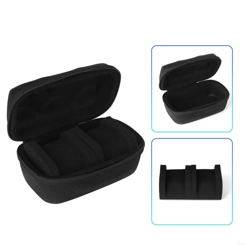 97QE Waterproof Storage Case Hard EVA Portable Travel Box Wristwatch Anti Dust Carrying Bag Unique Zippered Protective Cover