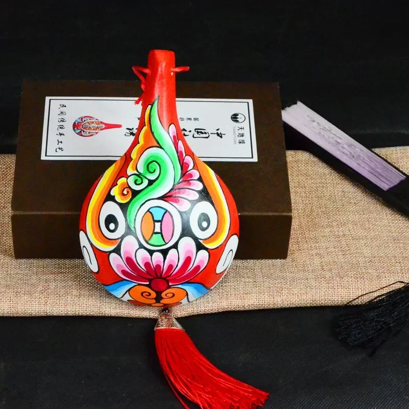 Pure handmade painting Peking Opera Shehuo spoon face mask decorative pendant Chinese style small gift folk characteristics