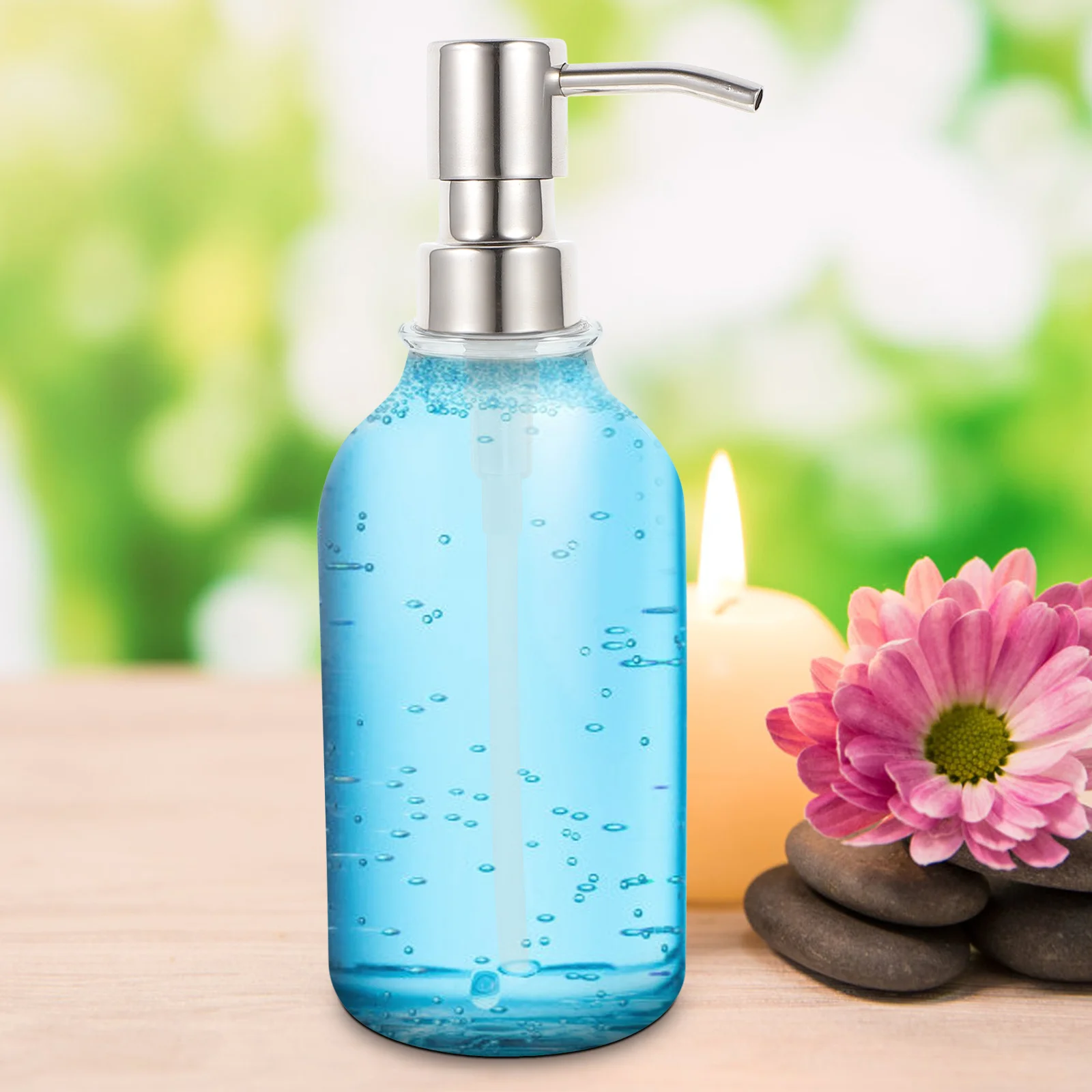 

Dispenser Pump for Lotion Bottles Stainless Steel 28 Thread Universal Fit Pump Head Replacement Easy Dispense Dispenser Lids