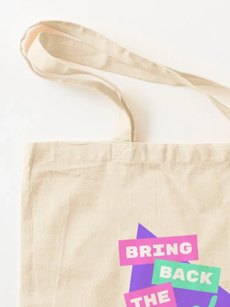 Bring Back the 90's (black) Tote Bag tote university large shoping