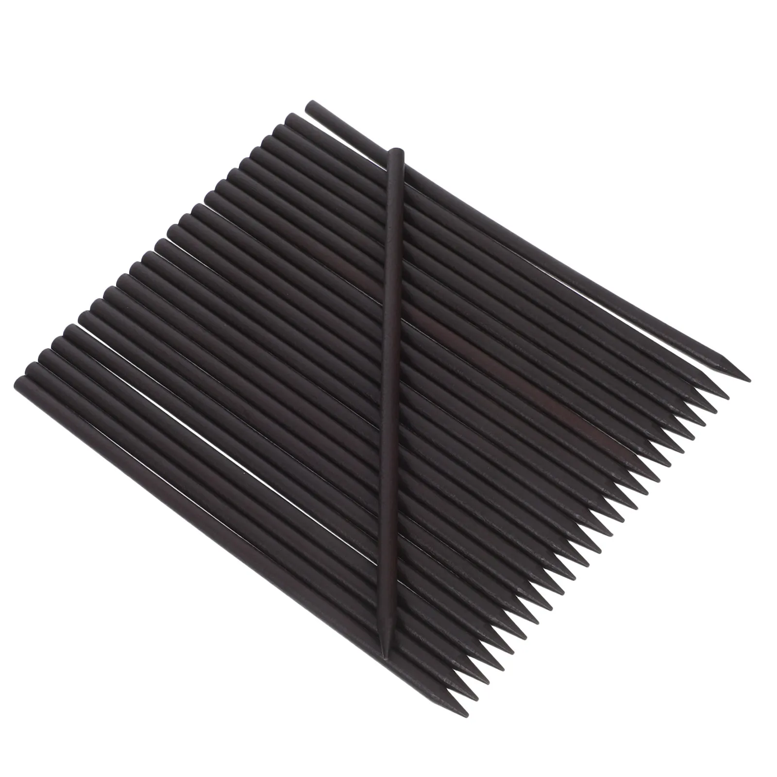 

25Pcs Wooden Hair Stick Pencil Hairpin Girl Hair Accessories Simple Elegant Headdress for Updo Wedding Gathering Photo Daily