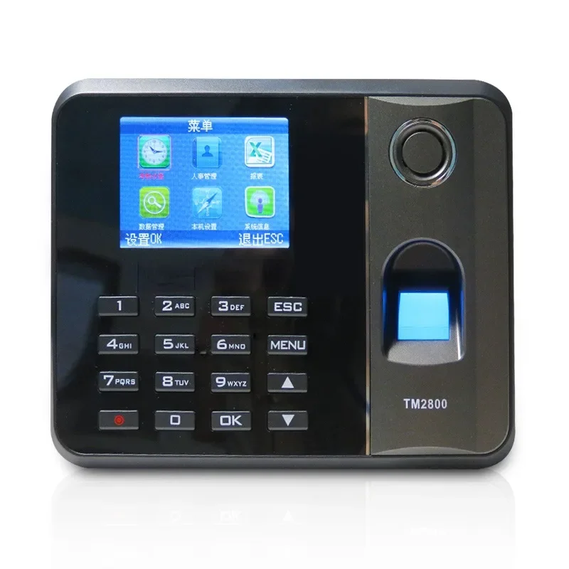 

Fingerprint Clock-in Tm2800 Machine Attendance Time Recorder All-in-One