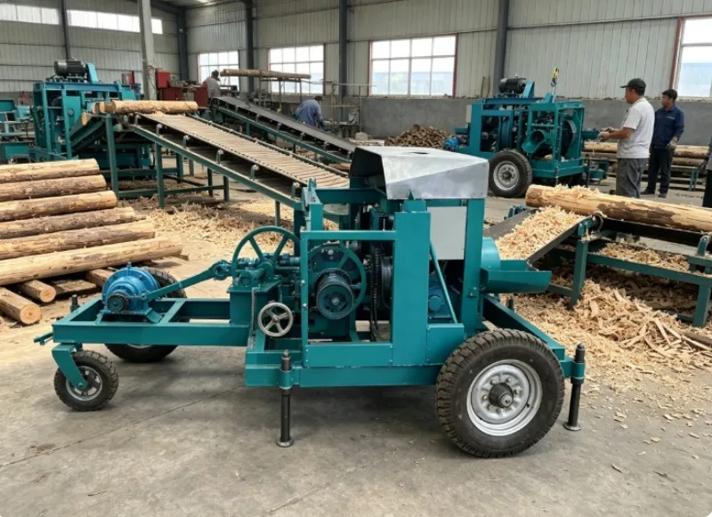High Efficiency Ring Type Tree Barking Machine, Stable Wood Log Peeler Debarker For Sawmill Timber Treatment