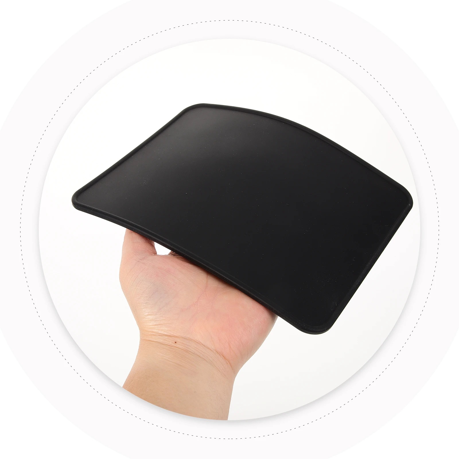 

Coffee Tamper Mat Heavy Duty Silicone Flat Mat for Espresso Machine Anti-Slip Surface Tamper Station Coffee Powder Press Storage