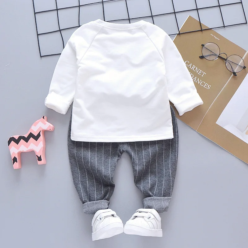 LZH Children\'s Clothing 2024 Autumn New Sports Casual Long Sleeve Baby Boys Clothing Formal Coat+Top + Pants 3 PCS Suits 1-5Yrs