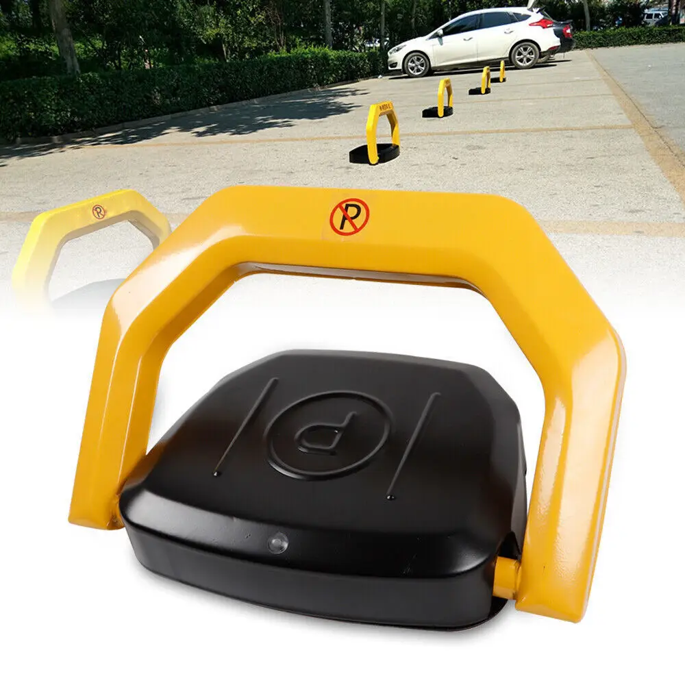 New Folding Automatic Parking Lock Driveway Security Car Barrier Lock Remote 30m（Without LED Light）