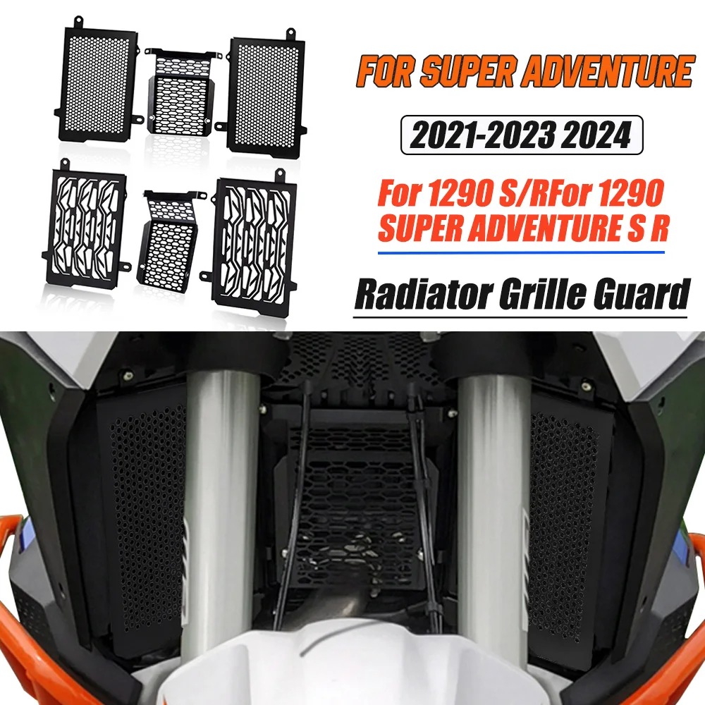 

Motocycle Radiator Grille Cover Water Tank Guard Protection Super Adventure 1290 S/RFor 1290 SUPER ADVENTURE S R 2021 -2023 2024