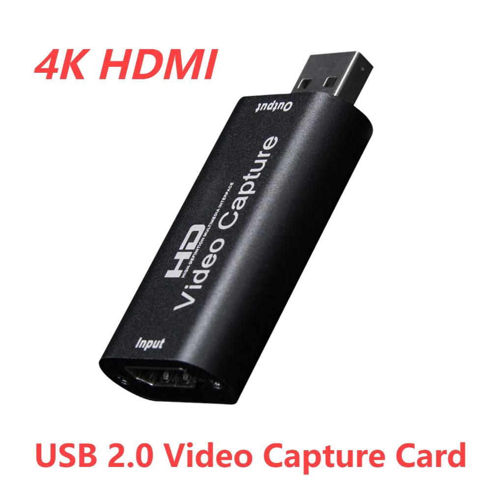 1080P Cam Link Card Portable Practical 4K HDMI-compatible To USB 2.0 Video Capture Card Accessories for PS4 Game DVD HD Camera