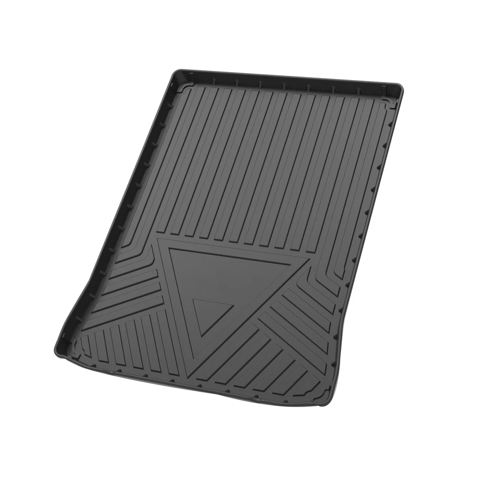 TPE Car Rear Trunk Mat Storage Box Pad For BMW 5 Series 2017 2018 2019 2020 2021 Waterproof Protective Rubber Car Mats