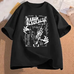 Manon Blackbeak trono di vetro T-Shirt donna Sarah J Maas Merch 13 T Shirt cotone manica corta Tees abbigliamento donna