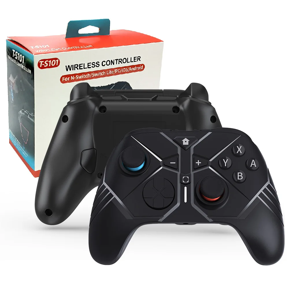 Mando de juego inalámbrico 2,4G, Joystick con botones traseros para Switch/Lite/Android/iOS/ PC