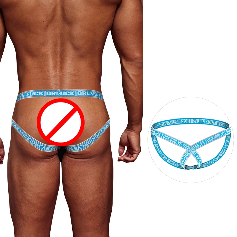 85 Brand Men underwear Sexy gay jockstrap Thongs men Double D G-string Thong Men Tanga Gay Underwear Male Jockstraps cotton