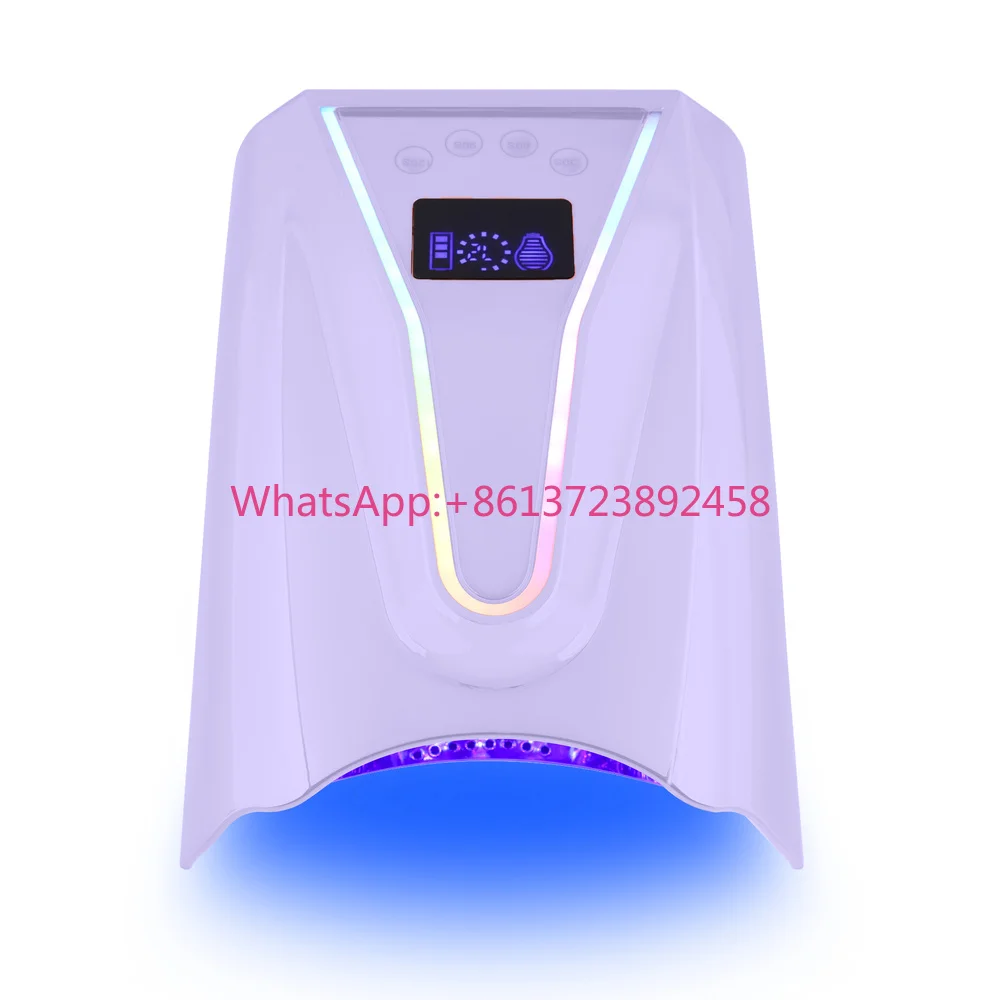 2025 Professional Polish Gel Uv Led Nail Lamp High Power 128W Fast Curing Rechargeable Nail Dryer UV Led Lamp Cordless Nail Lamp