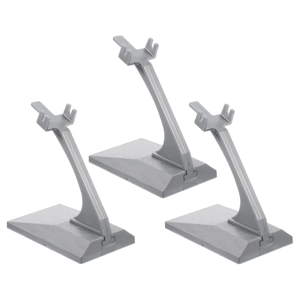 3 Pcs Show Rack Aircraft Model Stand Airplane Desktop 920X790X490CM Display Shelf Grey for