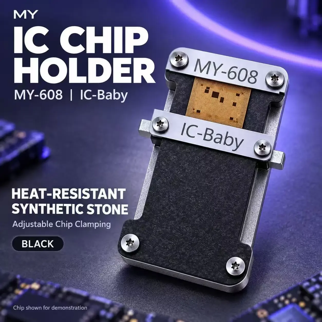 MR YANG MY-608 IC-Baby Precision Holder BGA Chip Fixture for Phone Motherboard CPU IC Reballing & Soldering Repair