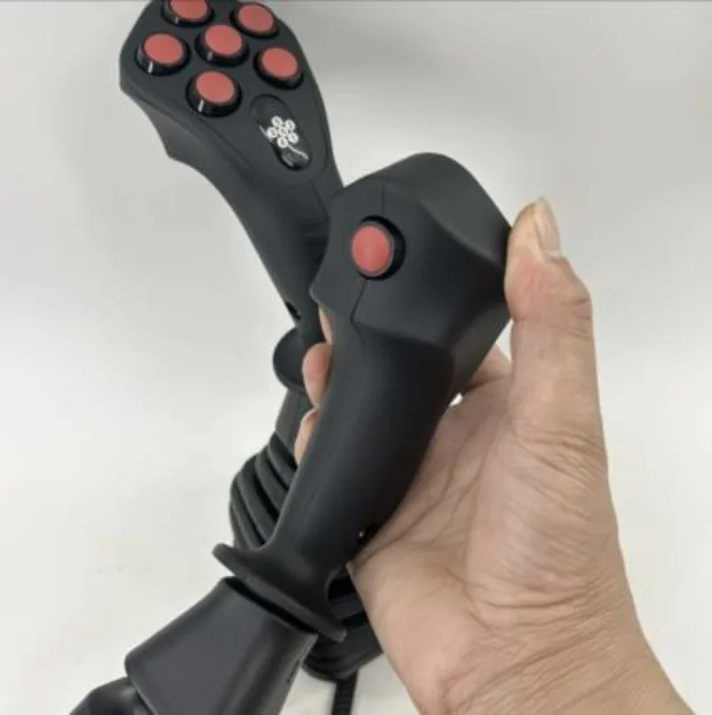 

Excavation Clip Grab Agricultural Harvester Modified Electronic Control 7 Button Joystick Handle Parts 1PC