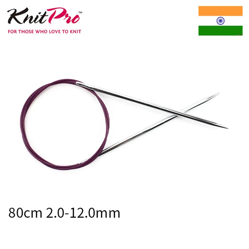 Knit Pro Nova 80cm Metal Circular Knitting Needles Knitting Pro Sweater Needles Wool For Knitting Circular