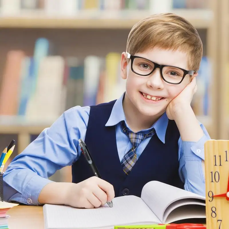 回転式多機能ライティングペン、交換可能な鉛筆、5色スプリング、学用品、文房具