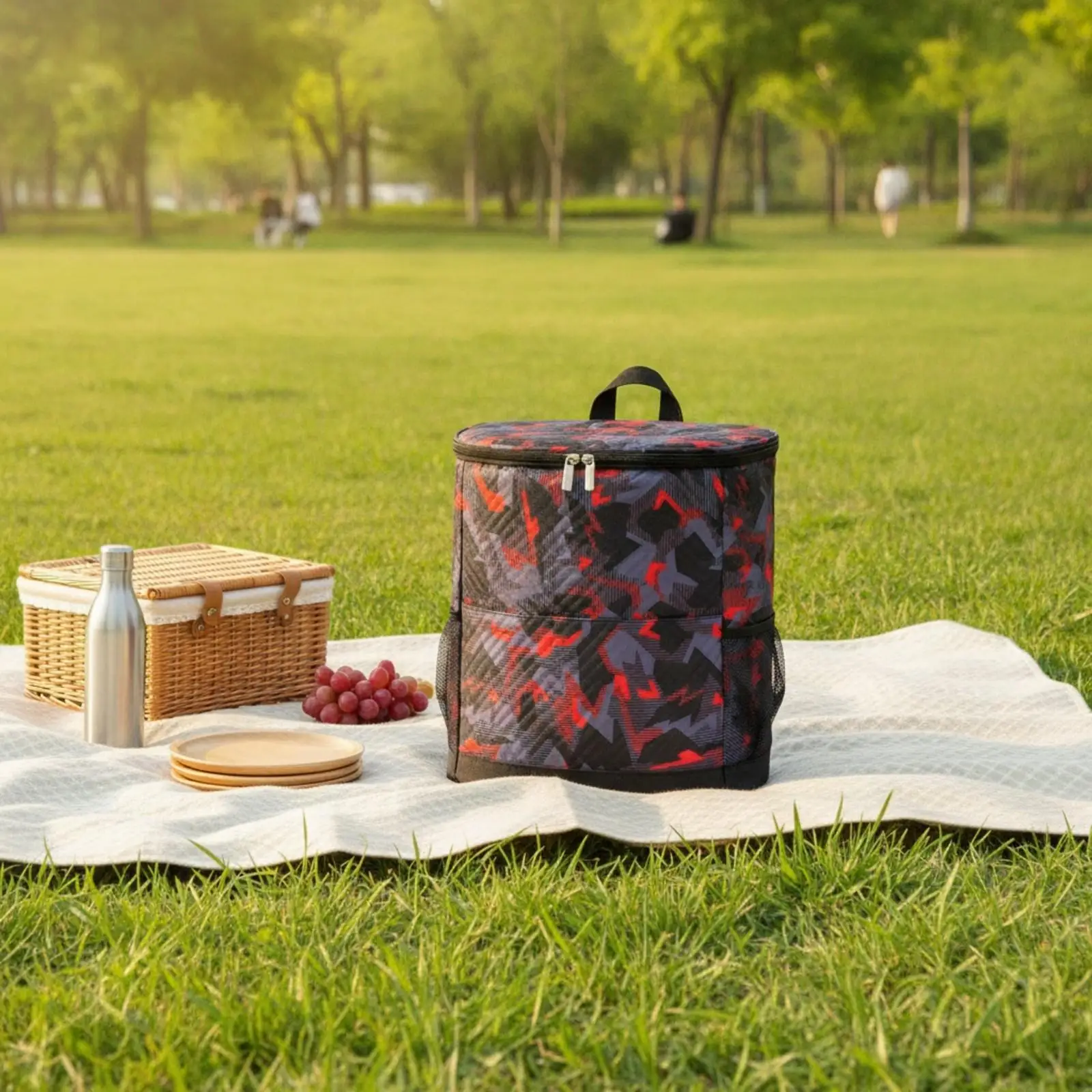Insulated Cooler Pack Backpack Thermal Bag with Polyester Shell for Outdoor Picnics Fishing and Weekend Getaways