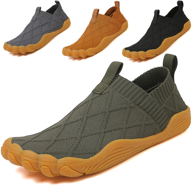 

Men's Barefoot Hiking Shoes Breathable Mesh Sport Sneakers Non-slip Wear-resistant Outdoor Walking Running Footwear Work Casual