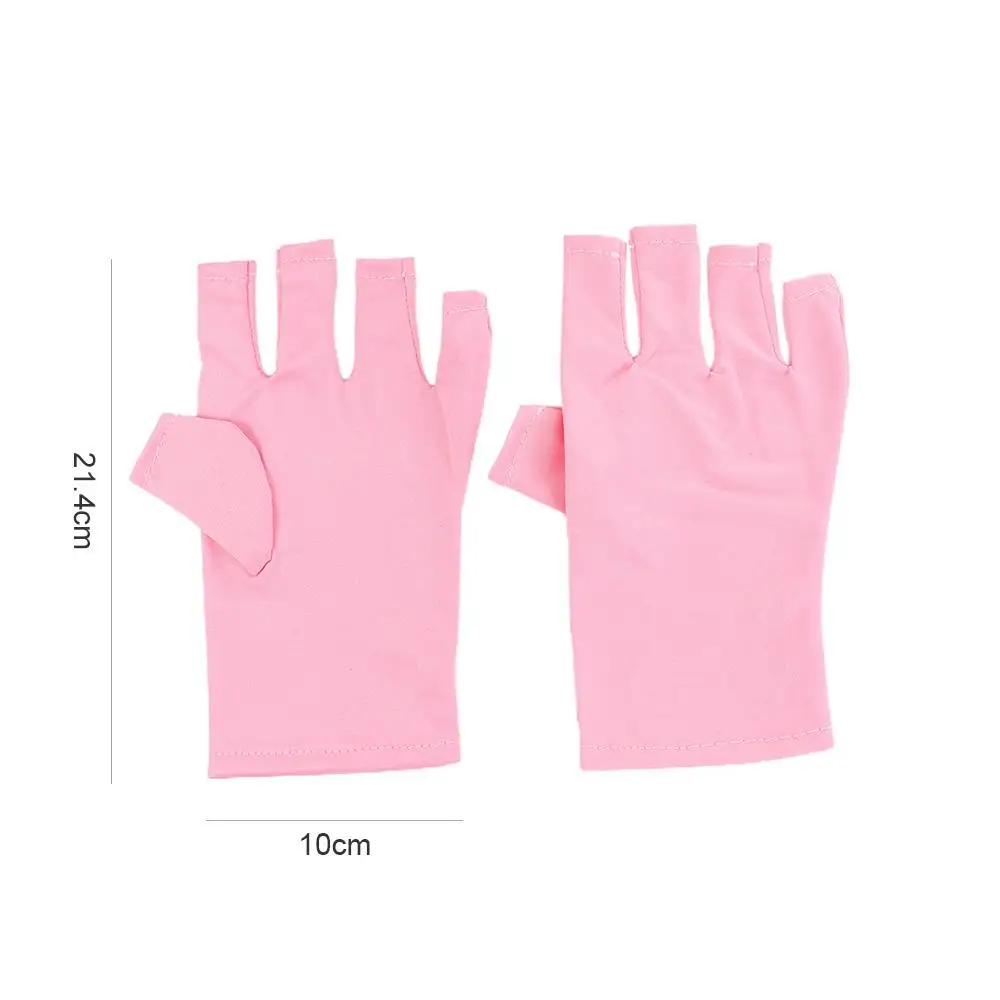 Sèche-ongles à lampe LED douce et légère, gants sans doigts, outils d'art des ongles, gants anti-rayonnement UV, gants de protection UV