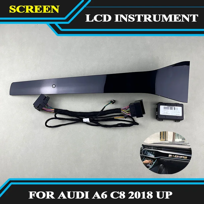 

For Audi A6 C8 2018 Co-pilot dashboard display LCD Instrument retrofit multimedia Car Dashboard Display screen