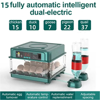 9-48 Egg Incubator Automatic Temperature Humidity Control 9 to 48 Eggs Poultry Hatching Machine for Chickens Ducks Pigeons