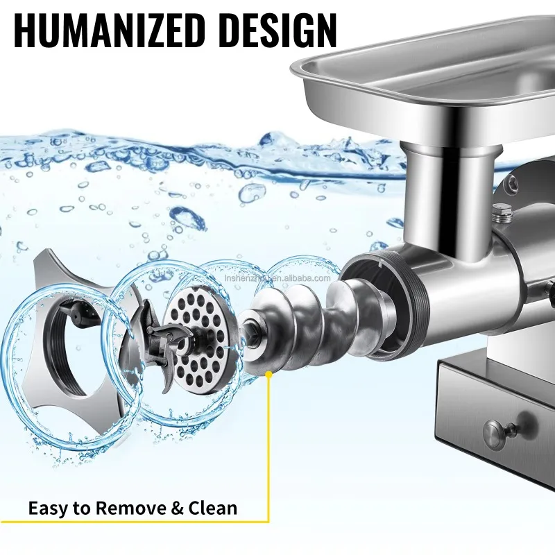 Professional Electric Meat Grinder Mincer Machine, Heavy‑Duty Meat Processing Equipment for Wholesale Butcher Restaurant