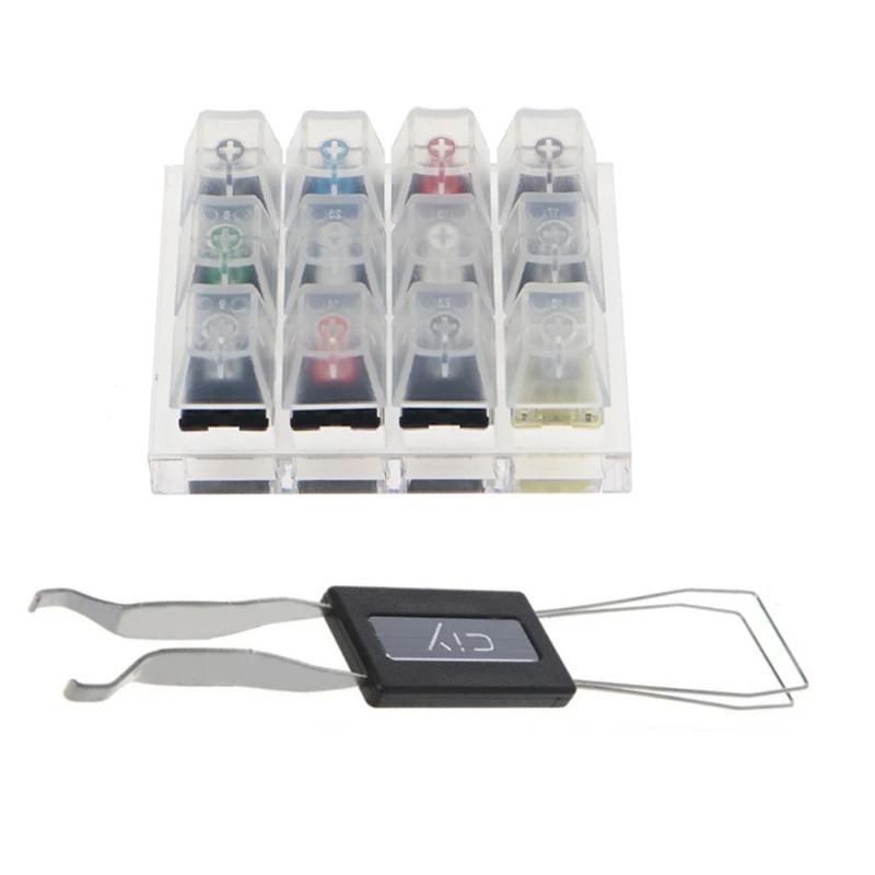 Switch Tester For Cherry MX Switches Acrylic Keyboard Tester And 9 Clear Keycap Kit With Key Puller