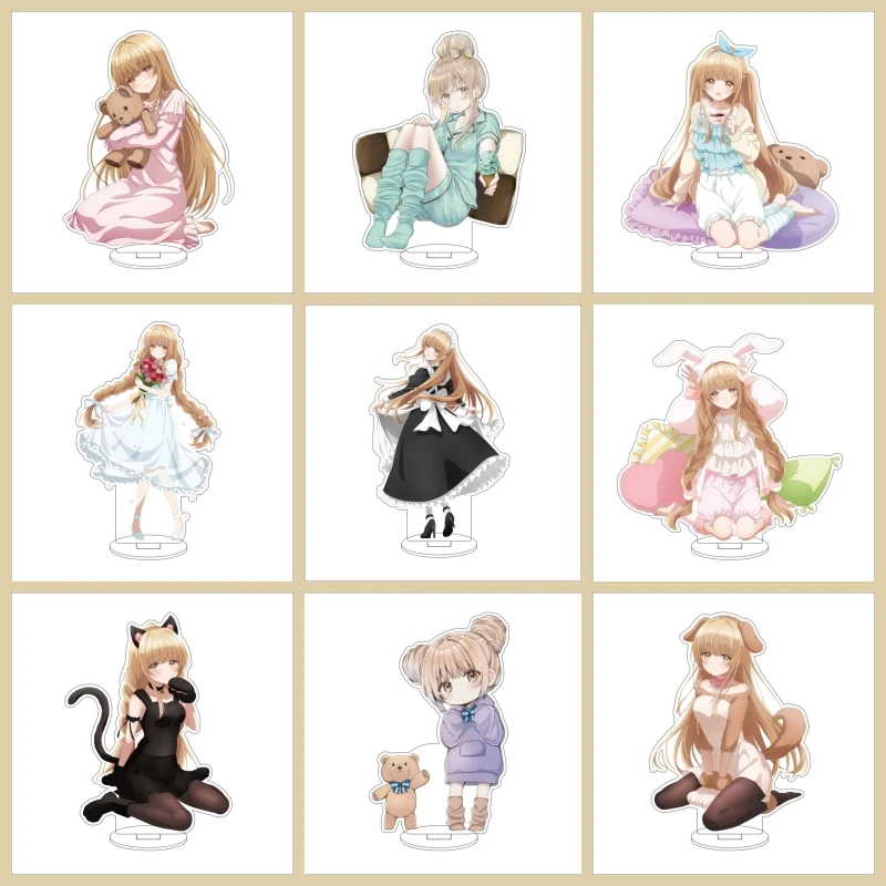 

Anime The Angel Next Door Spoils Me Rotten Acrylic Stand Cartoon Shina Mahiru Fujimiya Shuu Character Action Model Holder