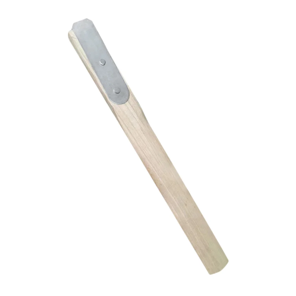 

Wooden Axe Handle Replacement Sturdy Hickory Wood and Iron Construction Non-Slip Grip for Firewood Camping Hunting Outdoor Use