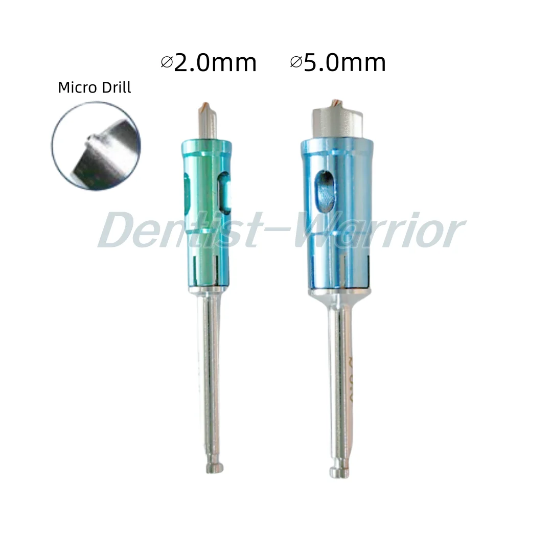 Dental Never Loss Bone Collector Drills Implant Stopper Self Bone Powder Harvest 2.0mm/5.0mm