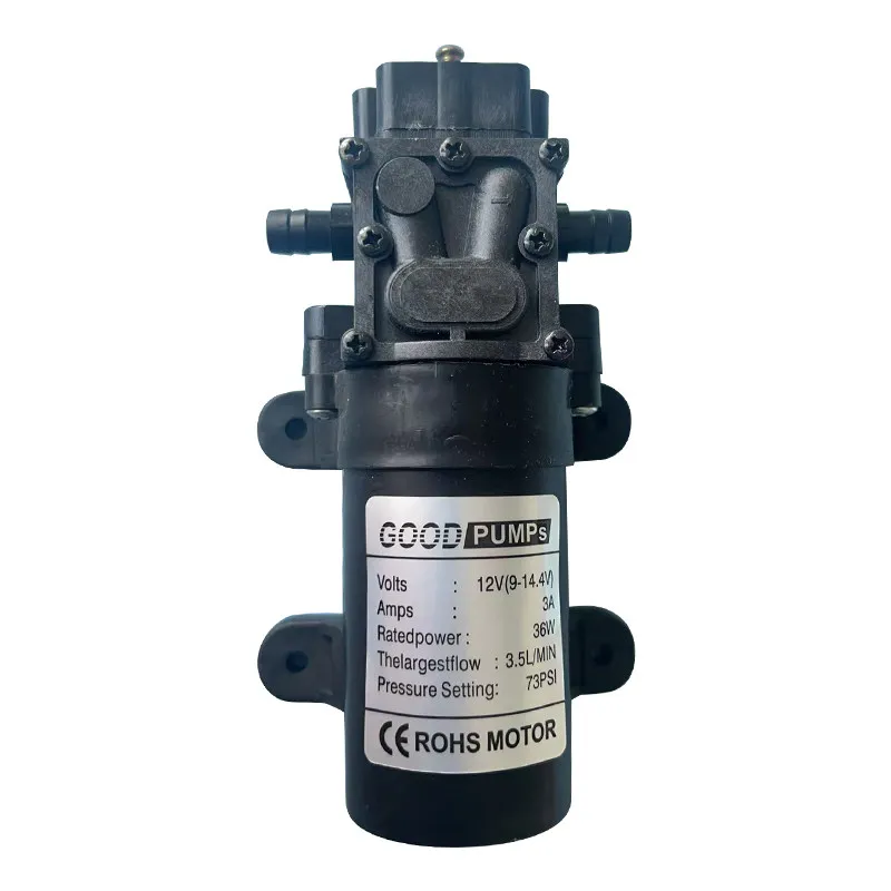 3210H diaphragm water pump 6V12V18V24V36V48V36W sweeper pump low current micro spray dust