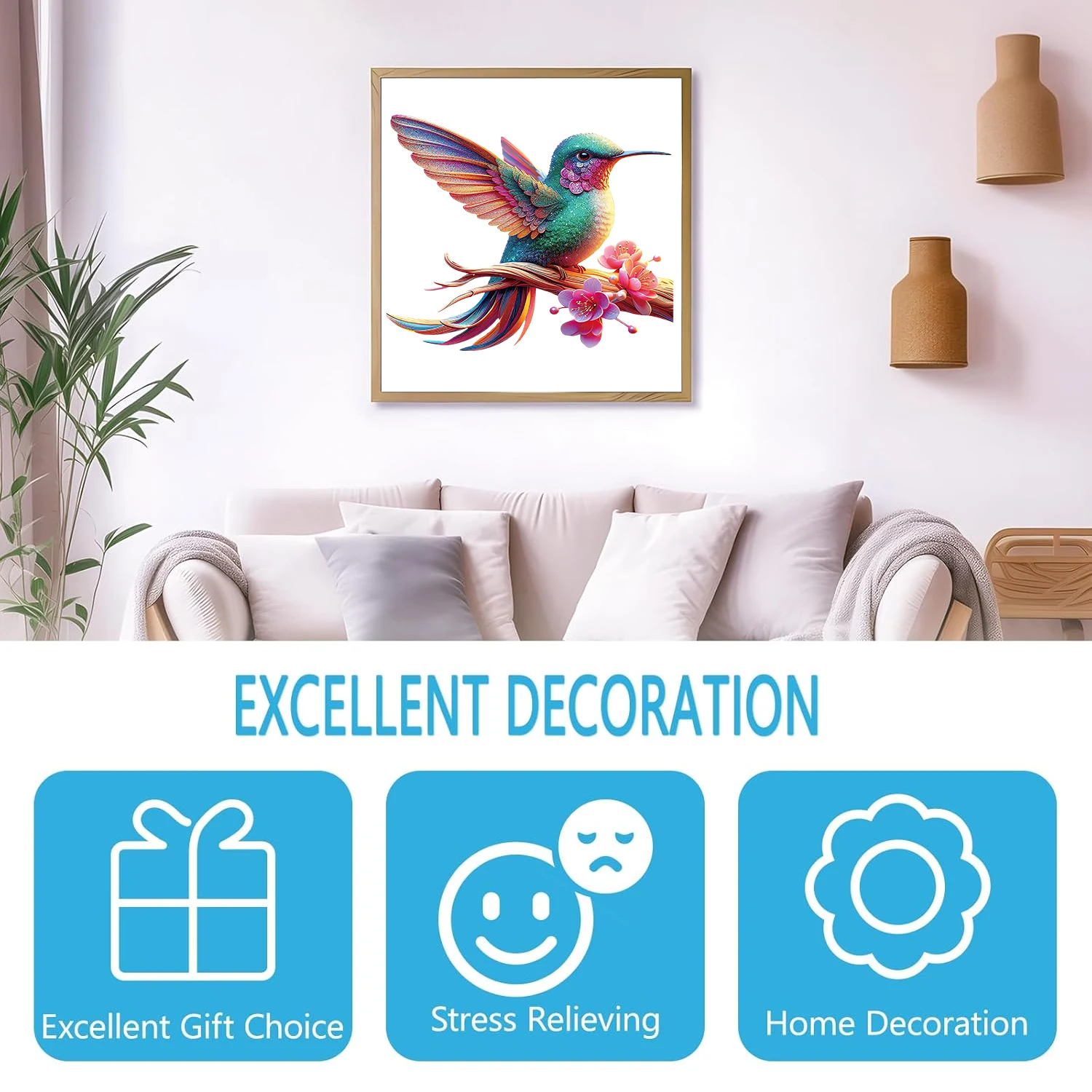 鳥の木製パズル、ユニークな形のピース木製ジグソーパズル、大人用、クリスマスギフト、ファミリーゲーム、家の装飾