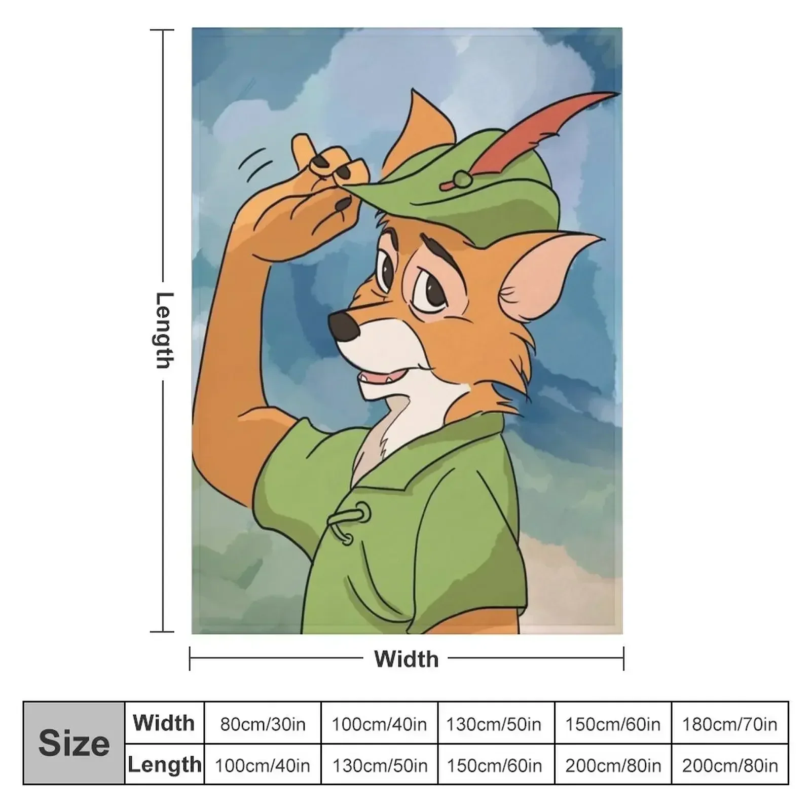 Robin Hood Throw Blanket Comforter manga Cute Giant Sofa Hair Extra Large Throw Blankets
