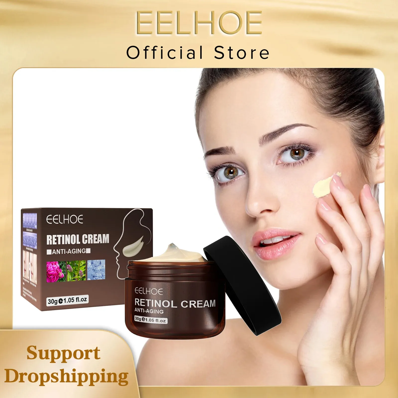

Anti Aging Facial Cream Retinol Original Remove Wrinkles Lifting Firming Cream Reduce Fine Lines Whitening Brightening Skin Care