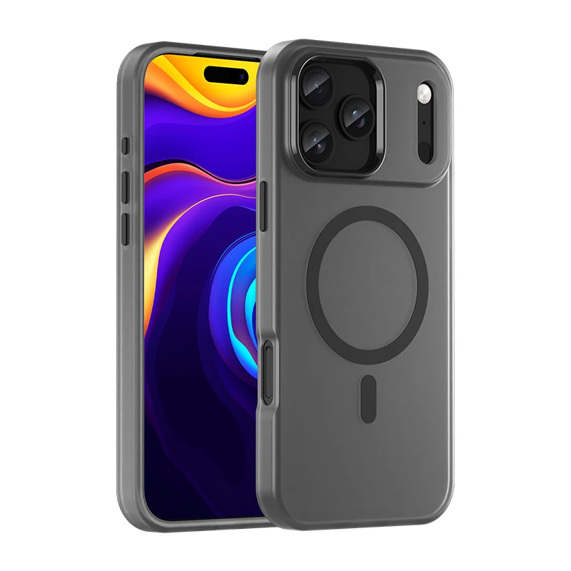 Neue Rüstung Stoßstange Stoßfest Telefon Fall Für iPhone 14 15 Plus Magnetische Telefon fall Für iPhone 16e 17 Air Pro max