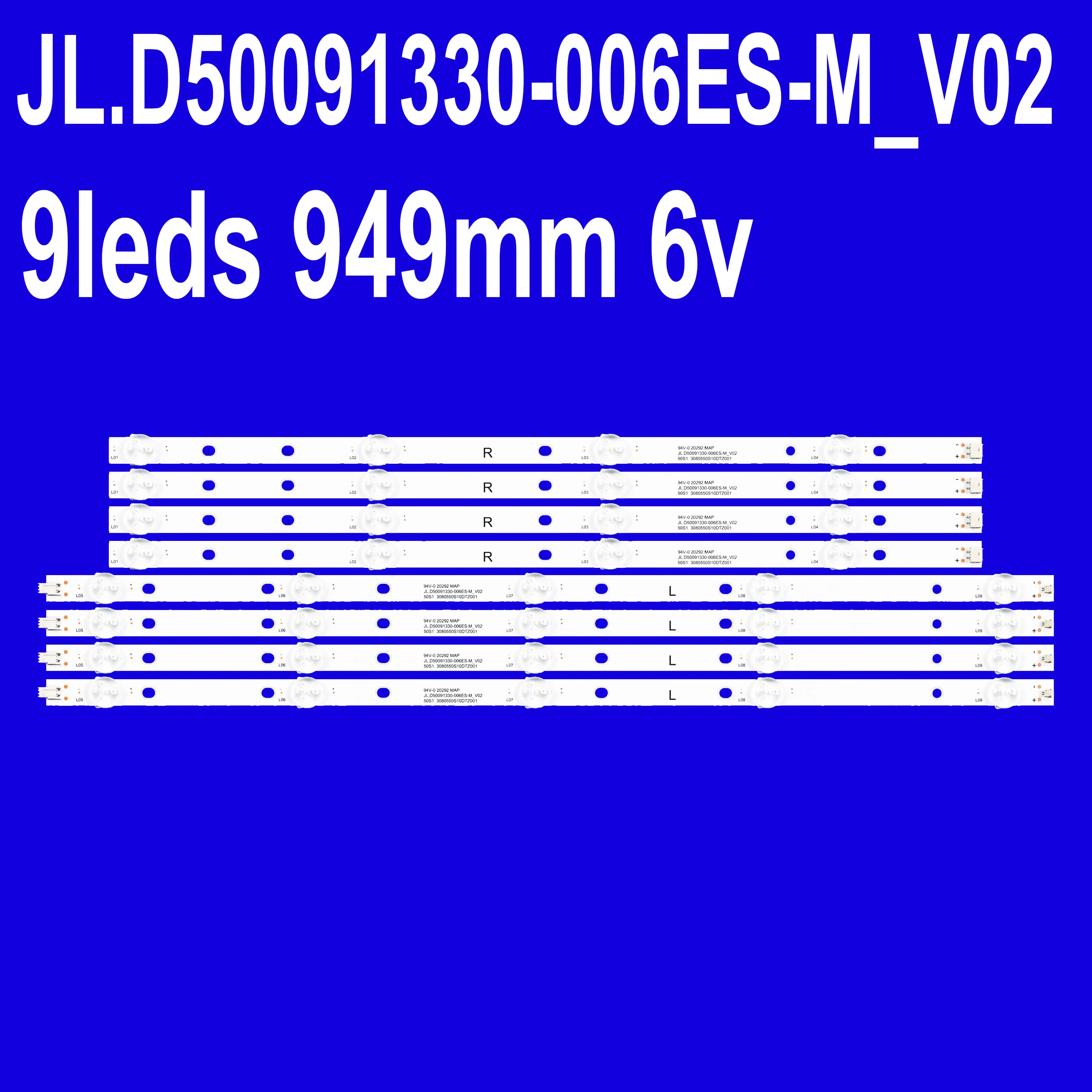 

Светодиодная лента подсветки для JL.D50091330-006ES-M_V02 SMART TECH SMT50S10UC2U2G1