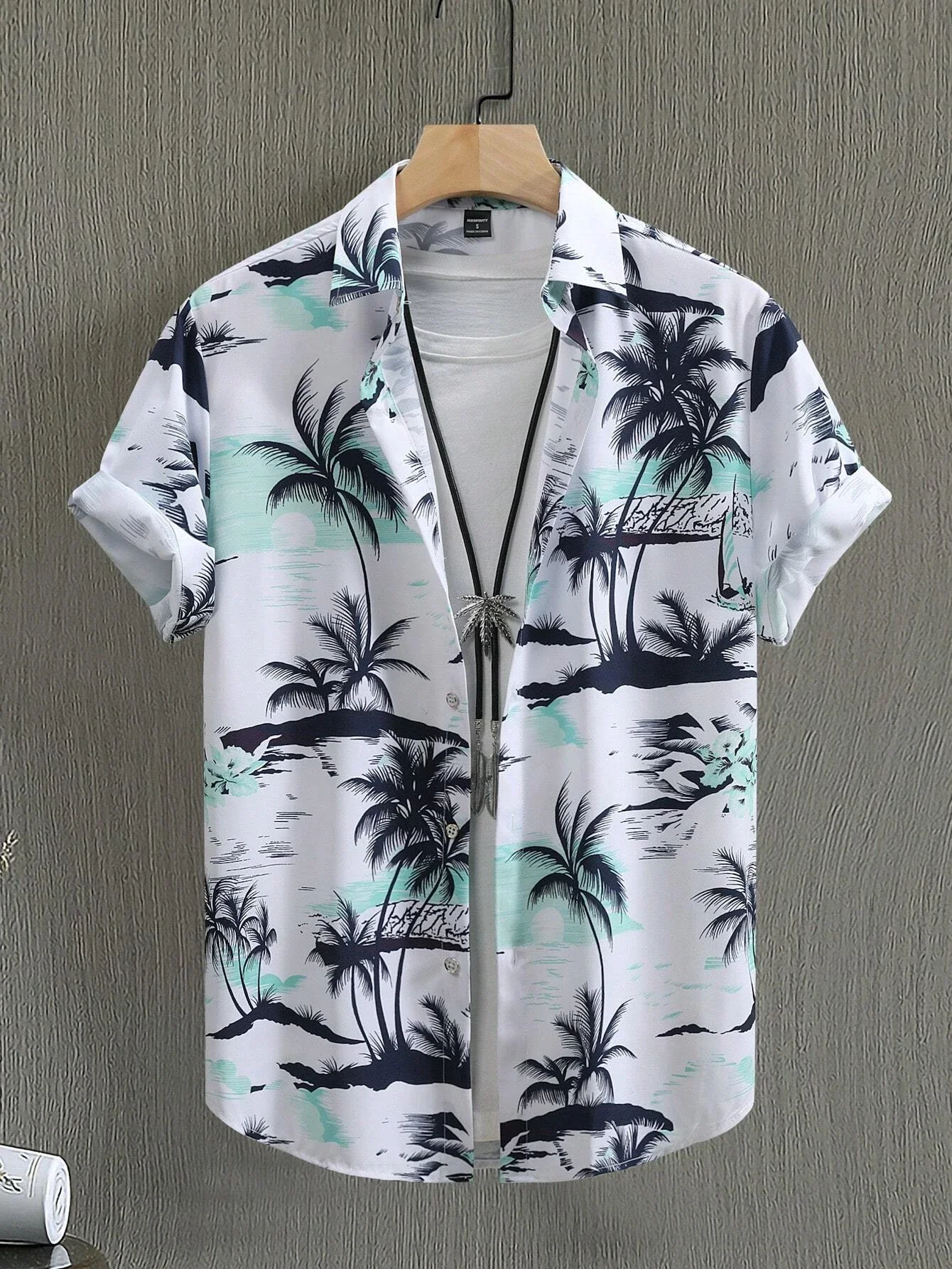 Hawaiian Shirt Man Print Thin Beach