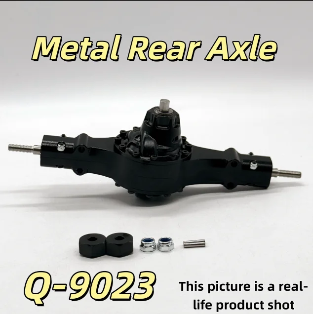 1 set LESU 1/14 Metal Rear Axle Differential Speed RC Accessories for Tamiya Model RC Tractor Truck Car Q9021 DIY Toy Spare Part