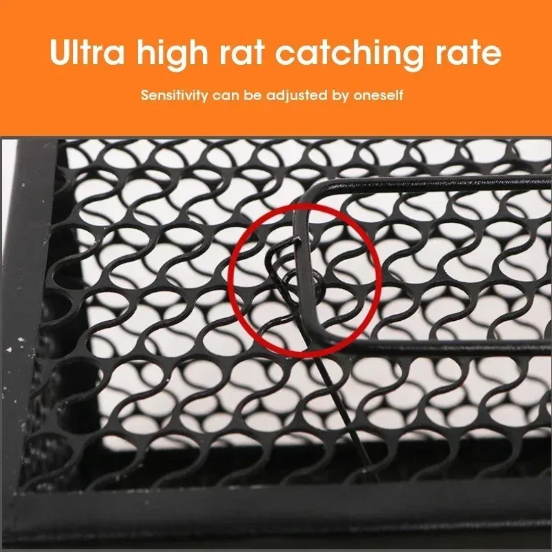 Mouse Trap Rodent Control Automatic Reusable Heavy Duty Metal Safe Sturdy for Outdoor Indoor Household