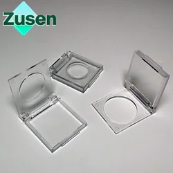 Zusen Flat Head Push Button Switch Protective Cover 16/19/22mm Transparent Dustproof Splash-proof for Electronics