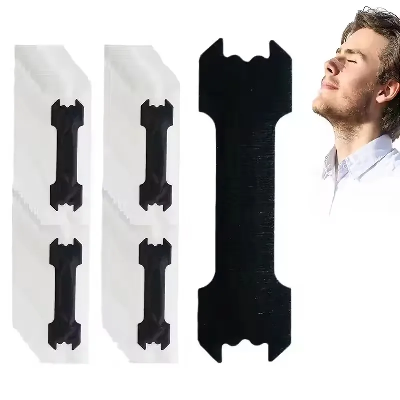 60/30/10/1PC Black Nose Strips Extra Strength Nasal Strips Better Sleeping Non-Invasive Anti Snoring Strips for Adult and Child