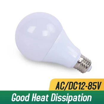 12V 24V 36V 48โวลต์ DC AC หลอดไฟ LED E27หลอดไฟโคมไฟ3W 5W 9W 12W 15W 24W 36W Bombilla Lamparas Led 12-85V สำหรับพลังงานแสงอาทิตย์