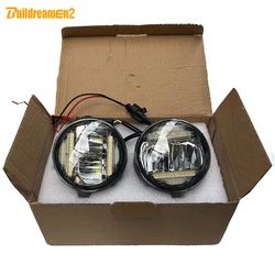 2in1 Car Front Bumper LED Fog Light Assembly Daytime Running Lamp DRL 30W H11 For Nissan Juke X-Trail Patrol Cube NV200 Tiida
