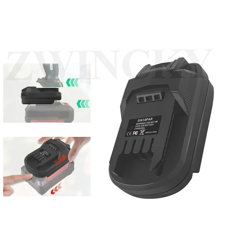 

Адаптер-переходник для литиевой батареи Einhell 18 В в аксессуары для литий-ионных электроинструментов Parkside X20V (БЕЗ батареи)