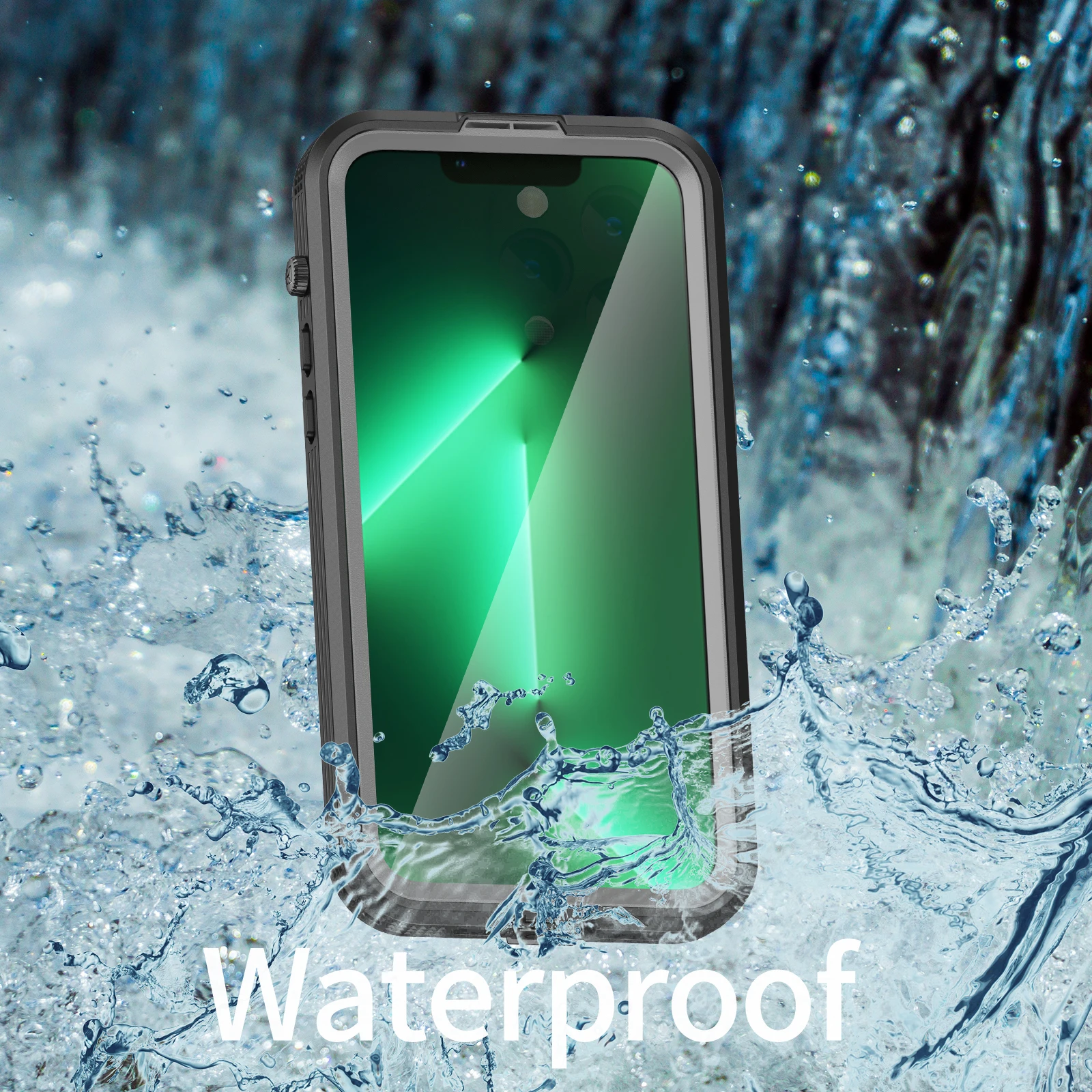 IP68 Waterproof Case For iPhone 15 14 Pro MAX 13 12 11 X XS XR 8 Plus Magnetic Wireless Charger Diving Cover Outdoor Swimming